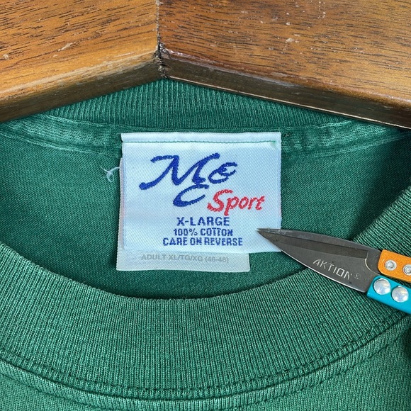 Vintage Men’s Mccc Sportwear Graphic Golf Embroidered Shirt - Picture 5 of 7